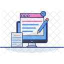 Online Document Computing E Docs Icon