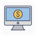 Online Dollar Online Currency Online Money Icon