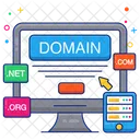 Web Domains Domains Name Domains Registration Icon