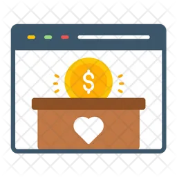 Online Donation  Icon