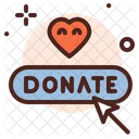 Online Donation Donation Button Icon