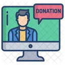 Online Donation Charity  Icon