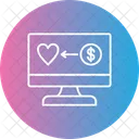 Online Donation Charity Donation Icon