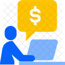 Online Earning Online Business Earning Online Icon