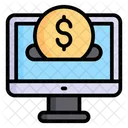Online Earring Income Money Icon