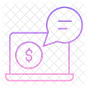 Online Earning Dollar Online Income Icon