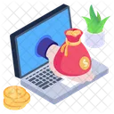 Online Business Online Earning Online Money Icon