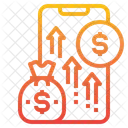 Earning Smartphone Icon