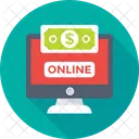 Online Earning Monitor Icon