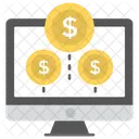 Online Earning Money Icon