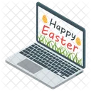Blessed Easter Online Easter Congratulation Happy Easter Icon