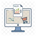 Online Ecommerce Sales Icon