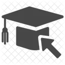 Cap Online Education Graduated Icon