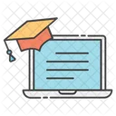 Online Reading Online Learning Online Education Icon