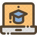 Laptop School Online Icon