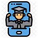 Smartphone Skill Strong Icon
