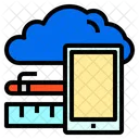 Smartphone Screen Cloud Icon
