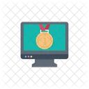 Online Education Medal Degree Icon
