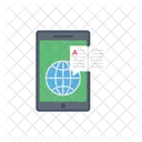 Online Education Global Leaning Online Learning Icon
