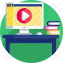 Education Online Education Online Lesson Icon