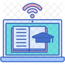 Online Education  Symbol