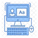 Online Education Online Learning E Learning Icon