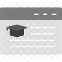 Online Education Choices Course Icon