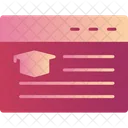 Online Education Choices Course Icon