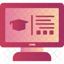 Online Education Education Laptop Icon