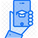Phone Message Hand Icon