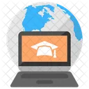 E Learning Online Education Icon
