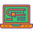 Online Education Book Education Icon