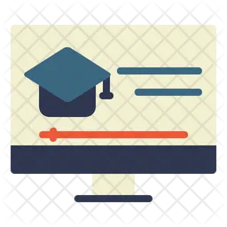 Online Education Class  Icon