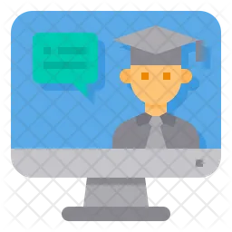 Online Education Discussion  Icon