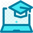 Online Education School Study Icon