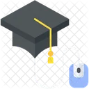 Online Education Virtual Course Icon
