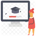 Online Education  Icon
