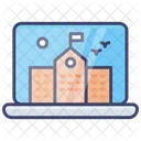 Online Education School College Icon