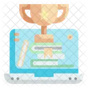 Online Educational Trophy  Icon