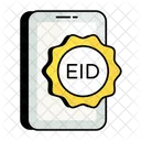 Online Eid Mubarak Online Celebration Online Icon