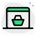 Online-Einkaufskorb  Icon