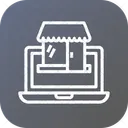 Online Einzelhandel Shop Symbol