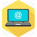 Online Email At The Rate Sign Icon