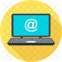 Online Email At The Rate Sign Icon