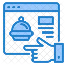 Essen Lieferung Online Symbol