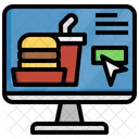 Online Essensbestellung Online Burgerbestellung Essensbestellung Symbol