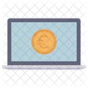 Online Euro Online Money Euro Icon