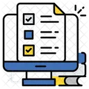 Online Exam Online Test Education Icon