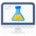 Chemical Flask Lab Apparatus Online Experiment Icon