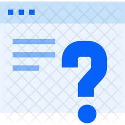 Online-FAQ  Symbol